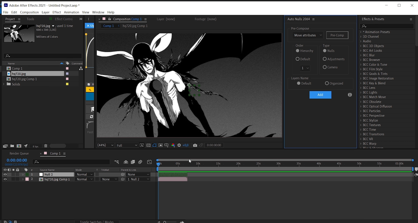 Auto Nulls Script Preview